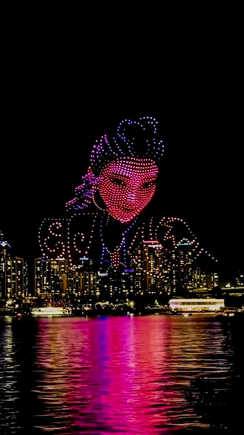 korea in november | k pop demon hunters drone show